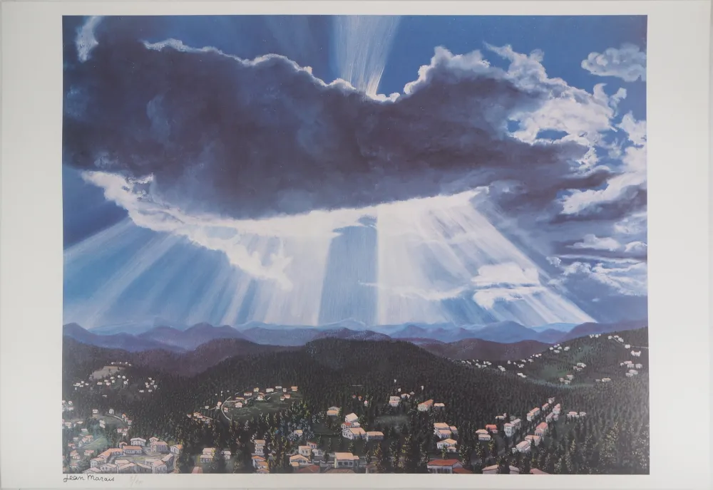 石版画 Marais  - Paysage ensoleillé (Vallauris)