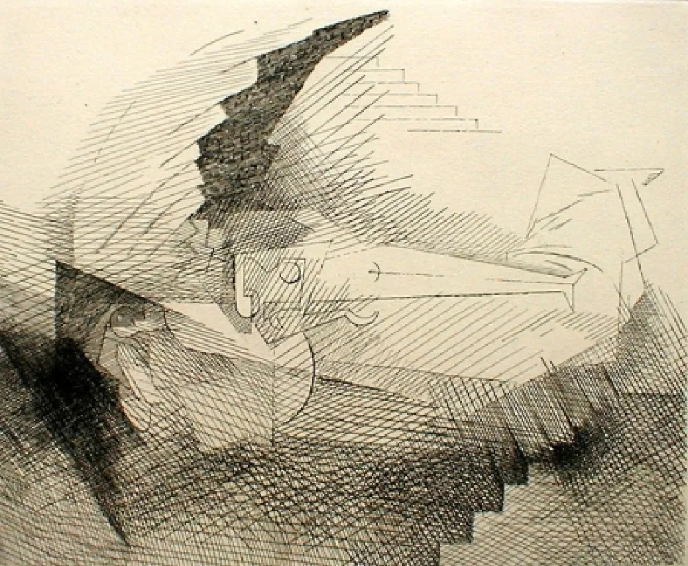 蚀刻版画 Marcoussis - Celle que J'amais seul m'aime encore