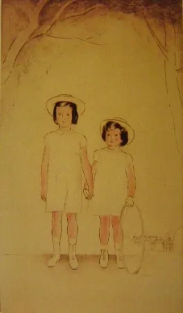 版画 Marcoussis - Enfants Muhlstein