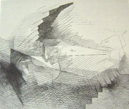 版画 Marcoussis - Planches de salut, N. 8