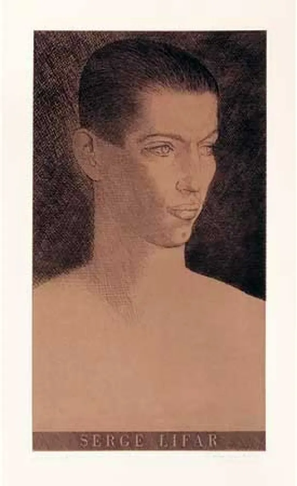 版画 Marcoussis - Portrait de Serge Lifar