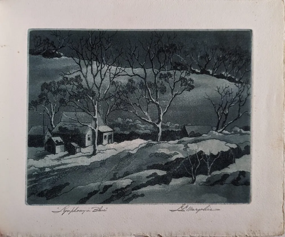 蚀刻飞尘法 Margolies - Symphony in Blue