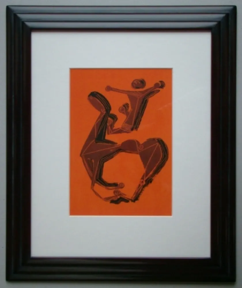 石版画 Marini - Cheval et Cavalier