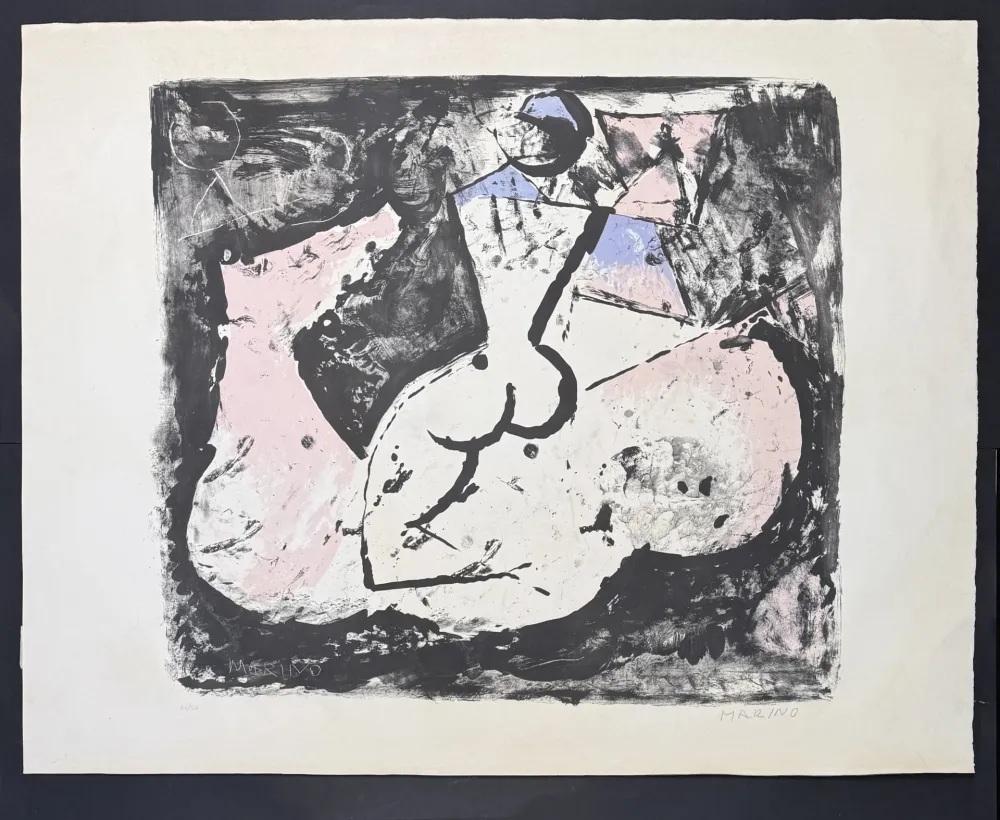 石版画 Marini - Marino Marini (1901–1980) - Cavallo e cavaliere - lithograph on paper - 1965