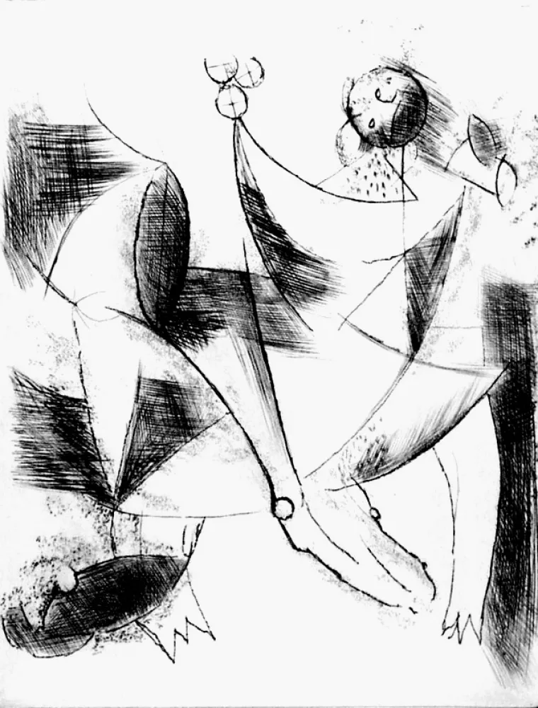 蚀刻版画 Marini - Scomposizione