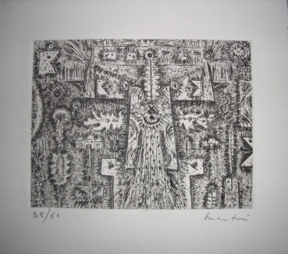 蚀刻版画 Martin - The international avant garde 2