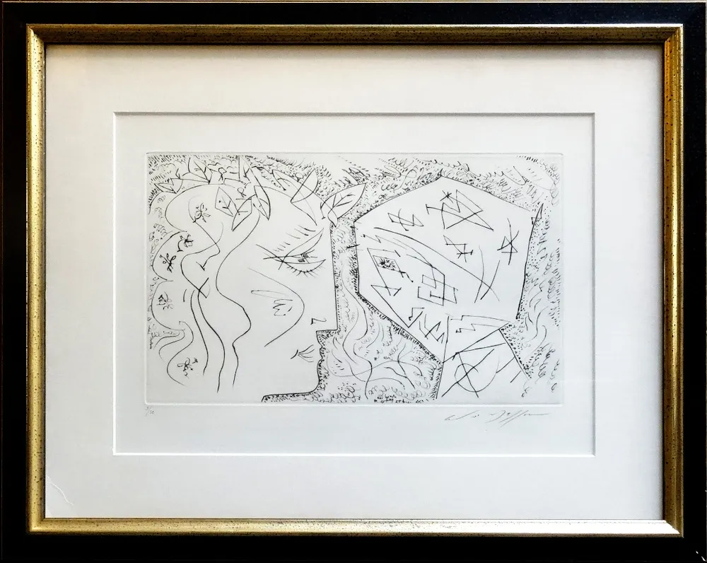 蚀刻版画 Masson - Apollon et Dionysos