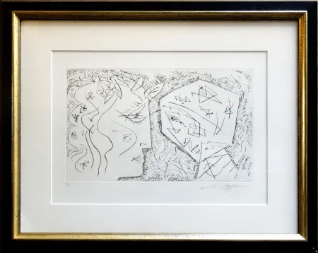 蚀刻版画 Masson - Apollon et Dionysos