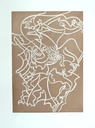 蚀刻版画 Masson - Athéna