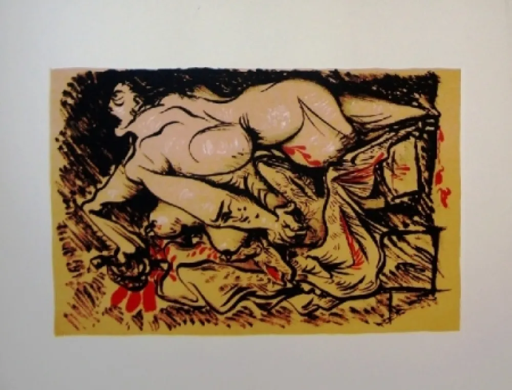 石版画 Masson - Dessins érotiques - 20 lithographies