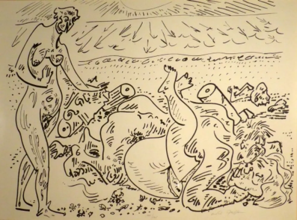 石版画 Masson - (Erotique)