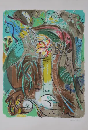 石版画 Masson - Jungle, c. 1980 - Hand-signed!