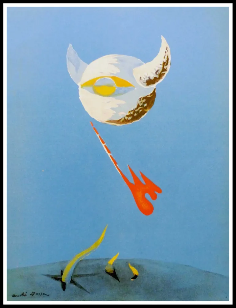 石版画 Masson - LA LUNE