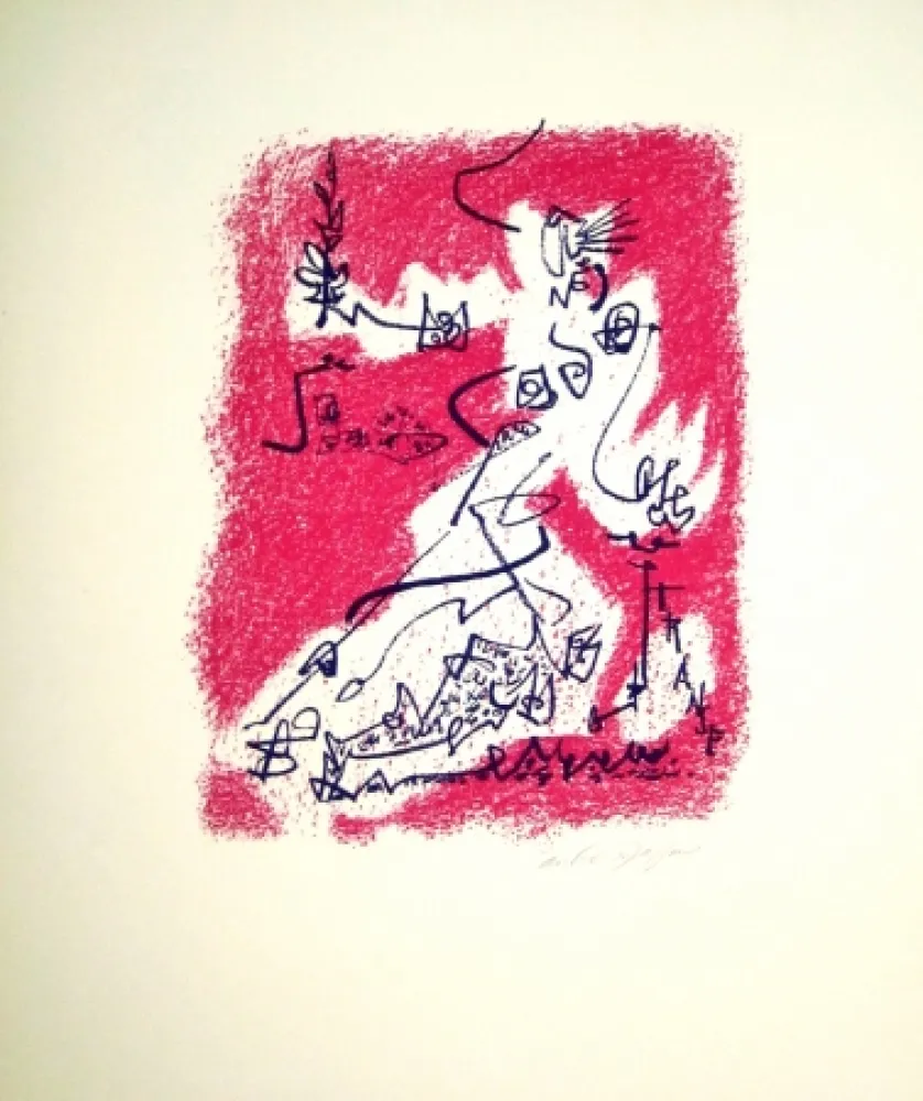 石版画 Masson - Le départ