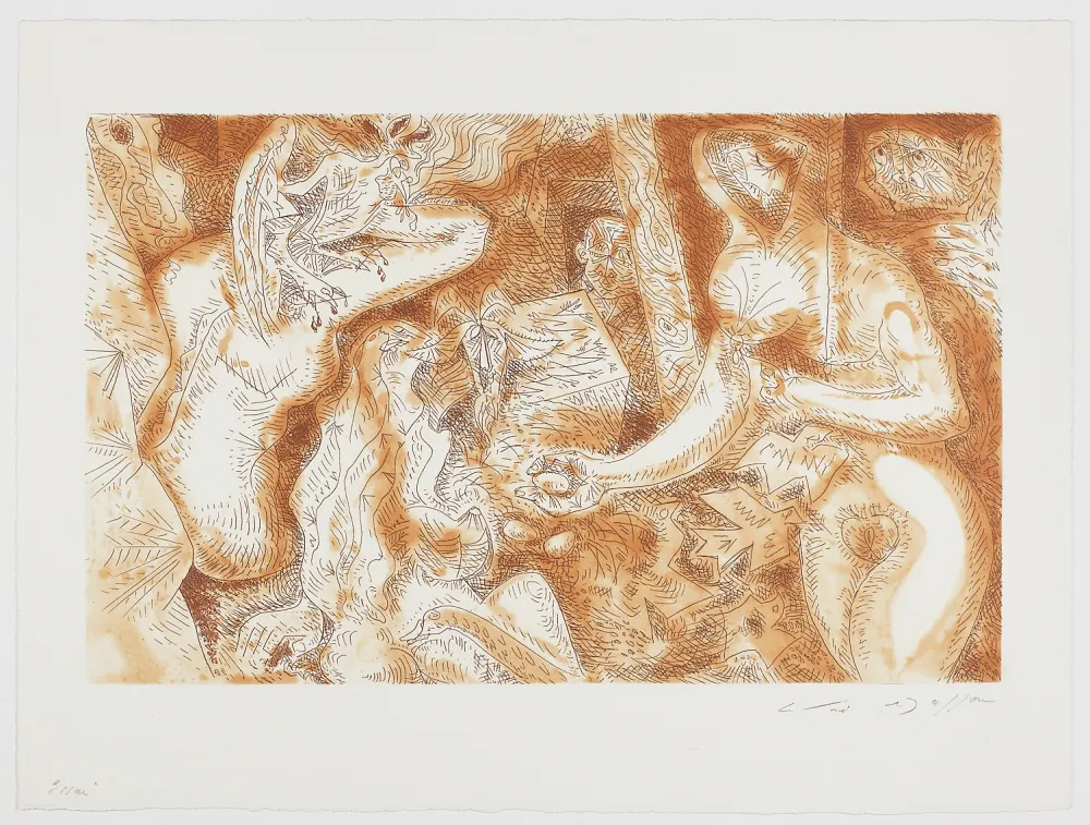 版画 Masson - Les fermières libertines 