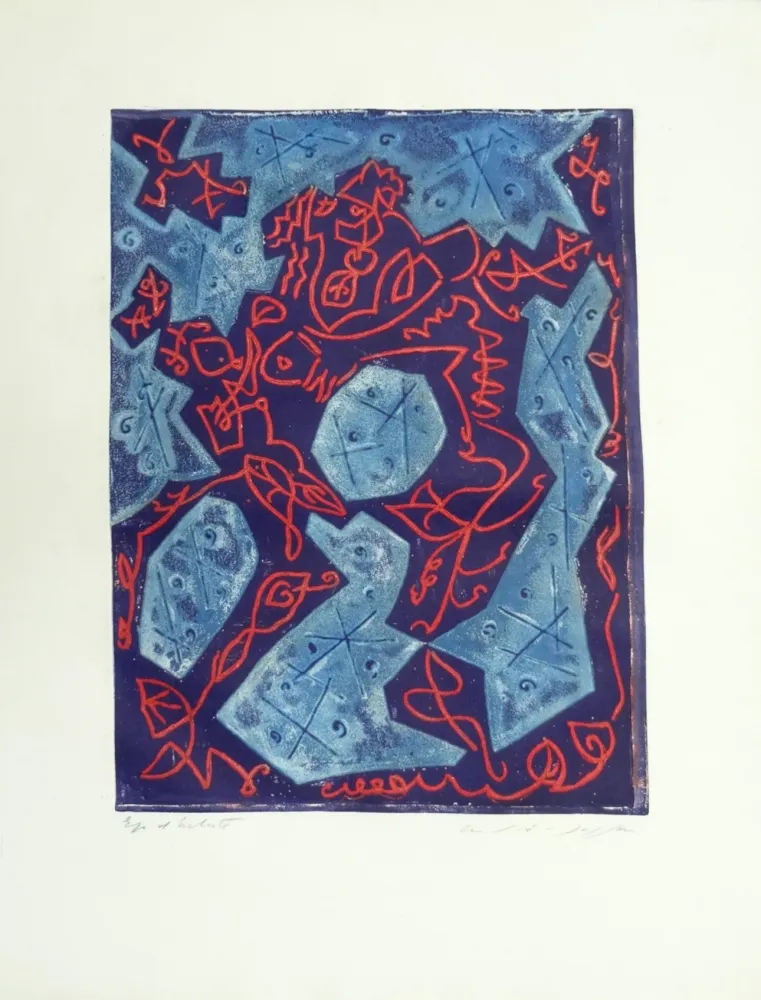 蚀刻版画 Masson - Les Hain-Teny