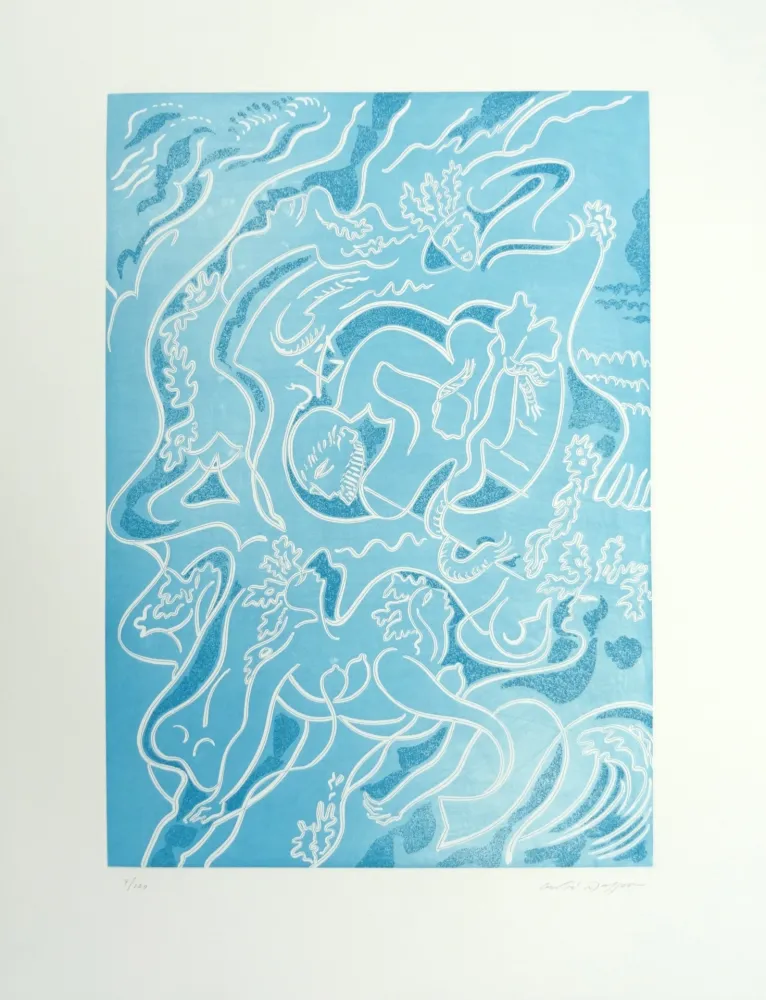 蚀刻版画 Masson - Les Sirènes 