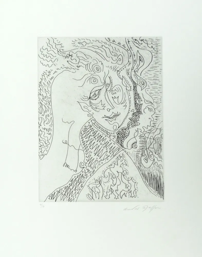 蚀刻版画 Masson - Lilith