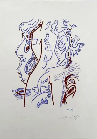 石版画 Masson - Maria tu sais