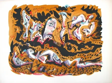 石版画 Masson - Sirènes