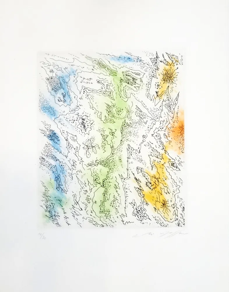 蚀刻版画 Masson - Titania