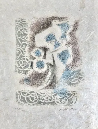 石版画 Masson - Une étoile de craie