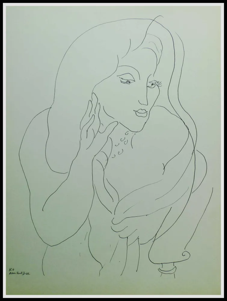 石版画 Matisse (After) - THEMES & VARIATIONS II