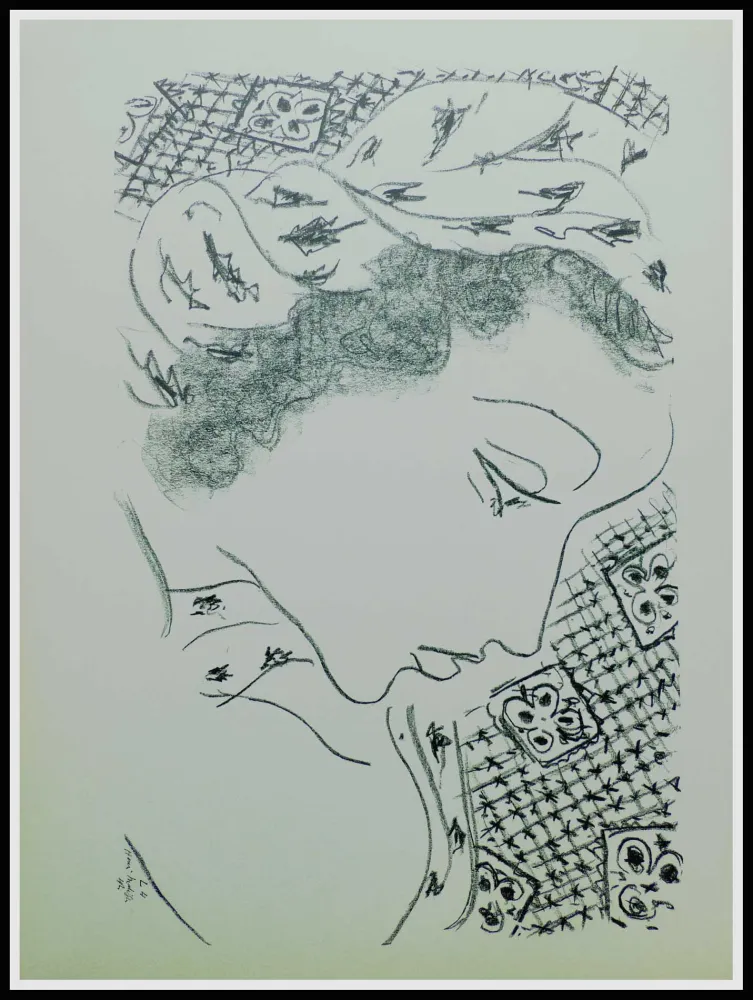 石版画 Matisse (After) - THEMES & VARIATIONS IX