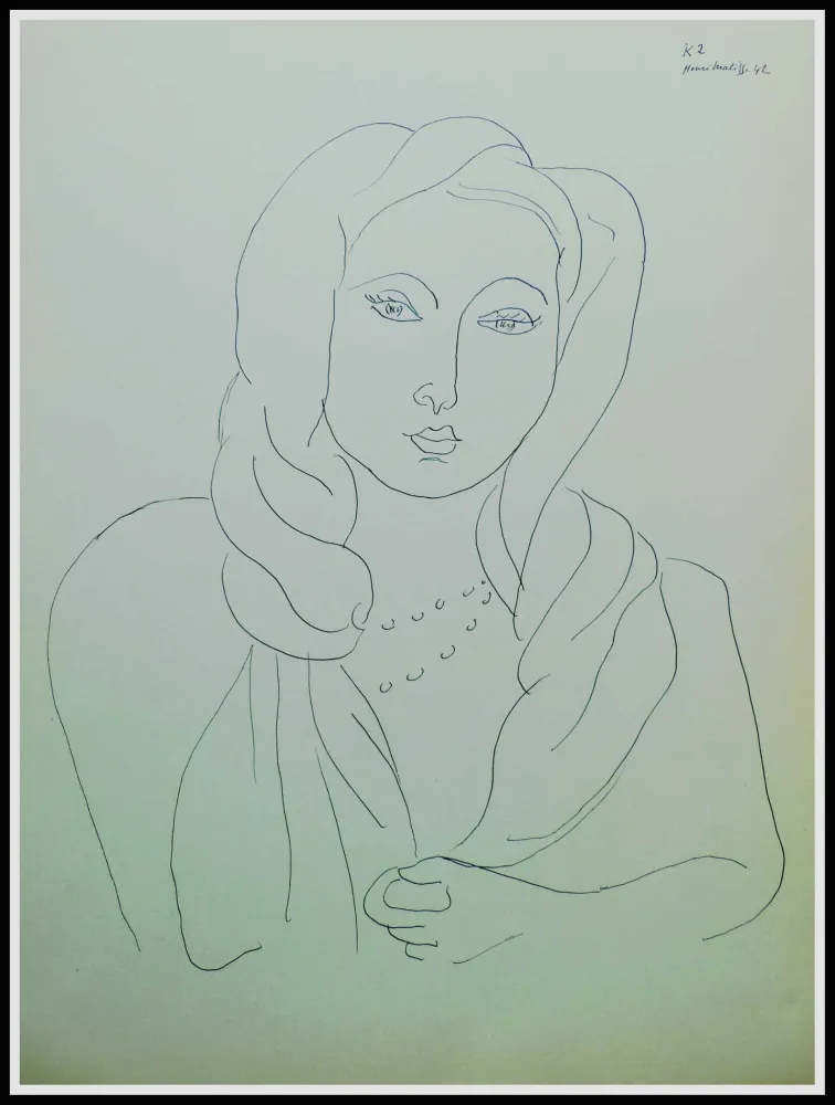 石版画 Matisse (After) - THEMES & VARIATIONS VII