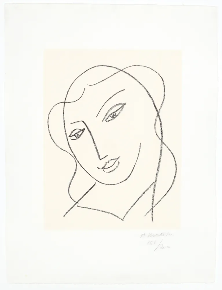 石版画 Matisse - Etude pour la Vierge, 