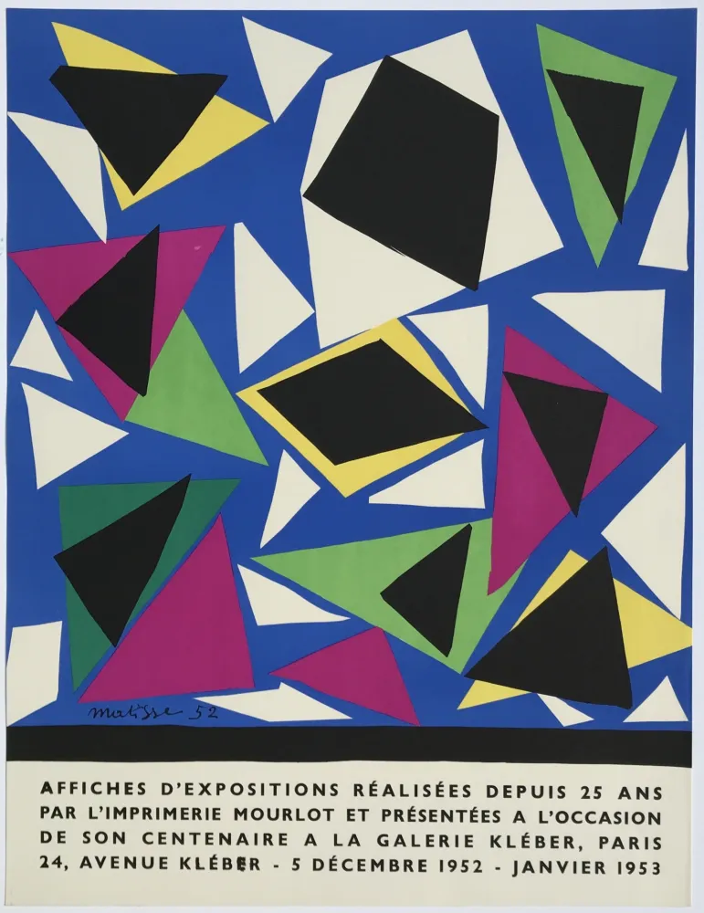 石版画 Matisse - Exposition D’Affiches – Galerie Kleber
