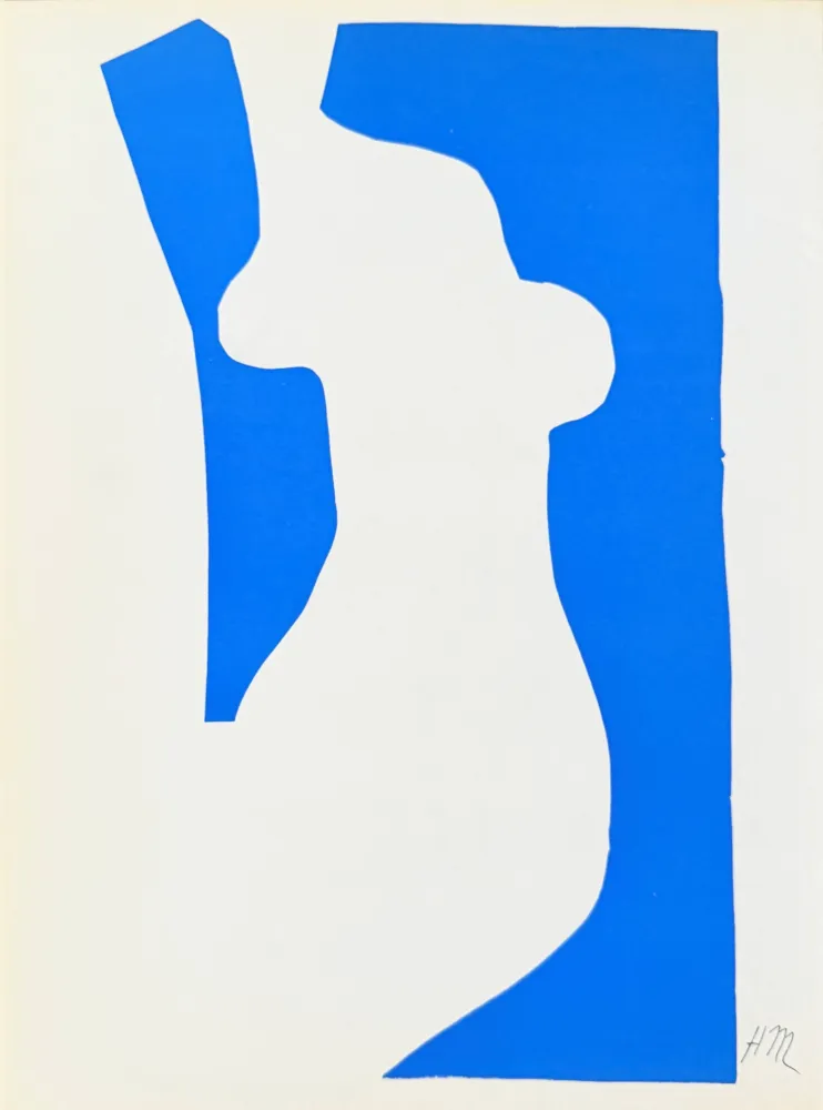 石版画 Matisse - Femme Bleue