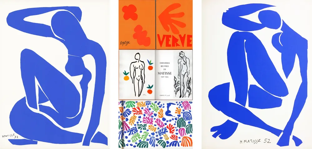 插图书 Matisse - MATISSE : DERNIÈRES ŒUVRES 1950 - 1954 (VERVE Vol. IX, No. 35-36) 1958