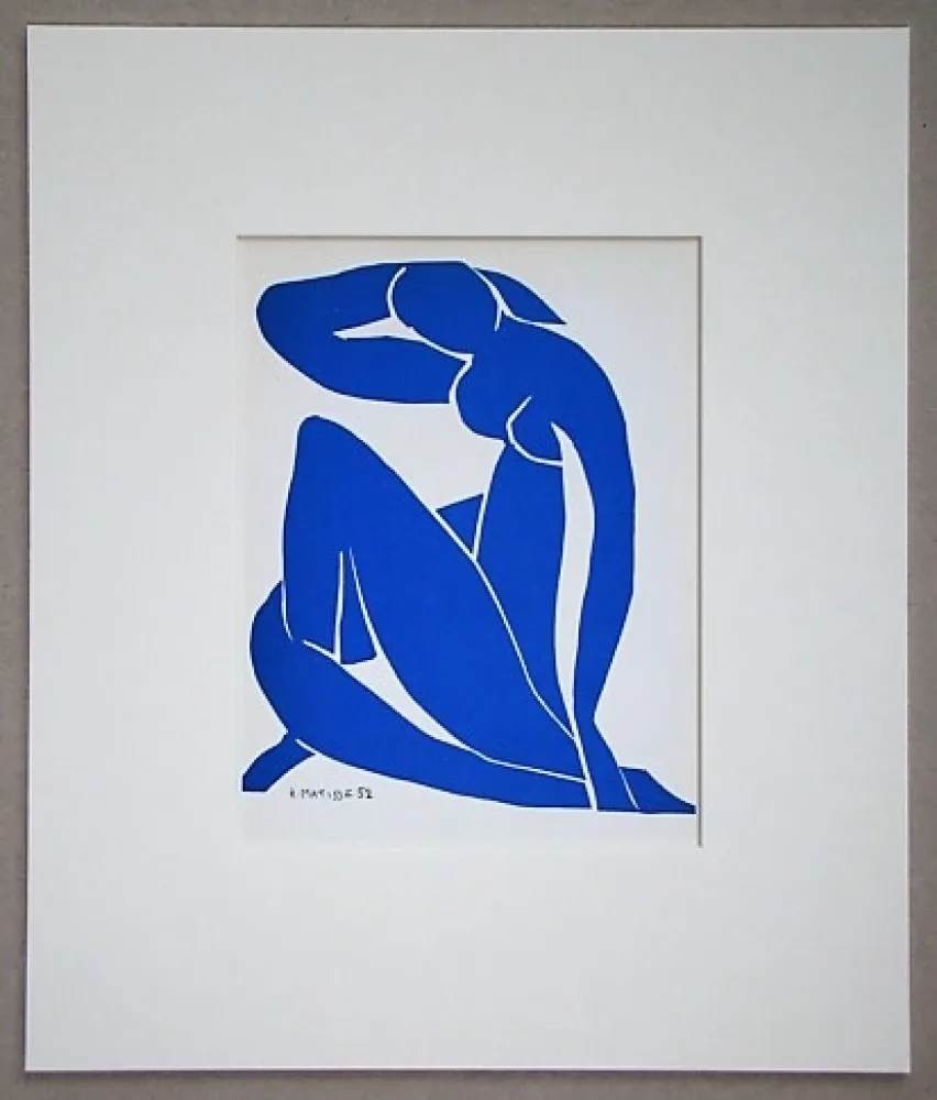 石版画 Matisse - Nu beu - 1952