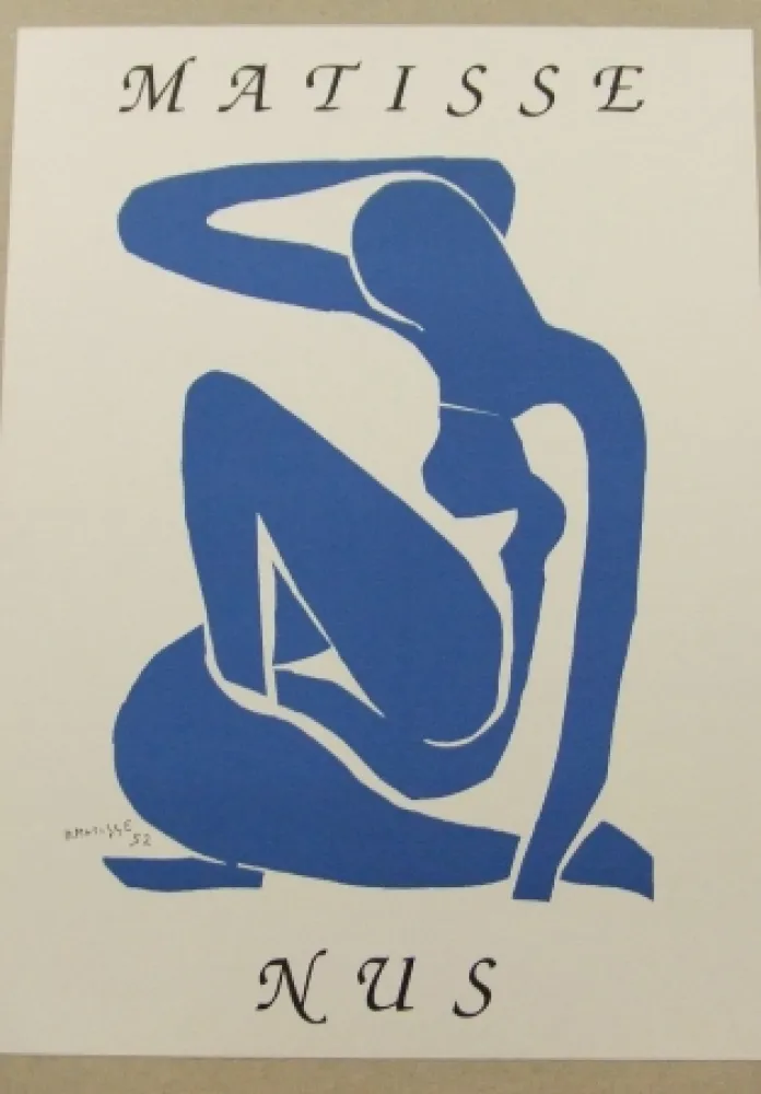 石版画 Matisse - Nus bleus 