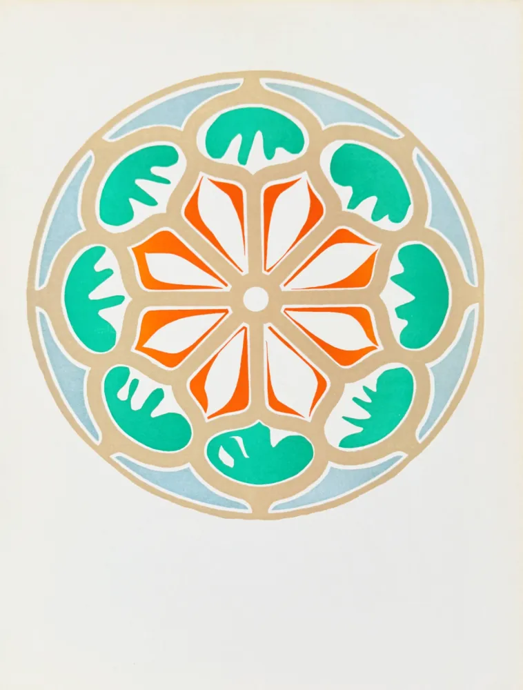 石版画 Matisse - Rosace