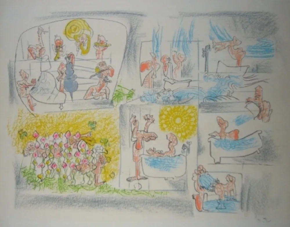 石版画 Matta - Baden-Baden