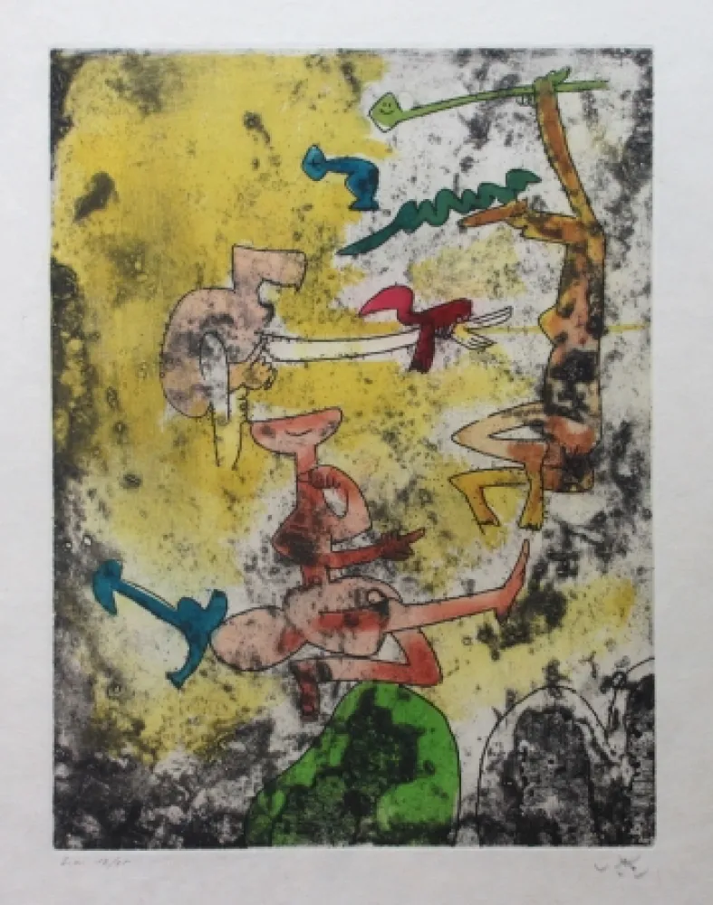 蚀刻飞尘法 Matta - Centre noeuds (Planche 9)