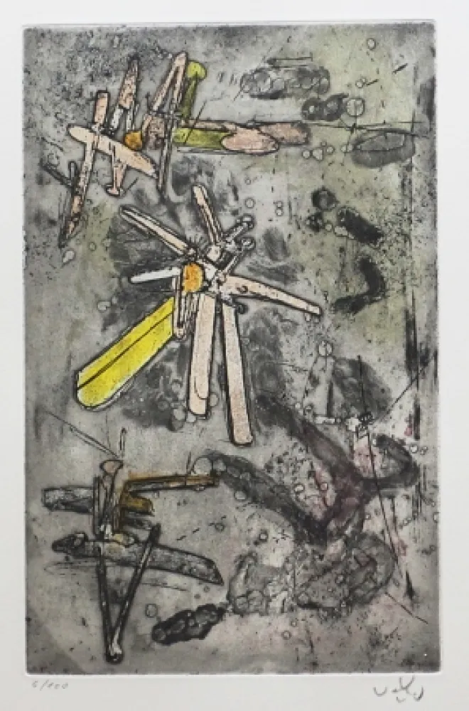 蚀刻飞尘法 Matta - Droites libérées (Planche 14)