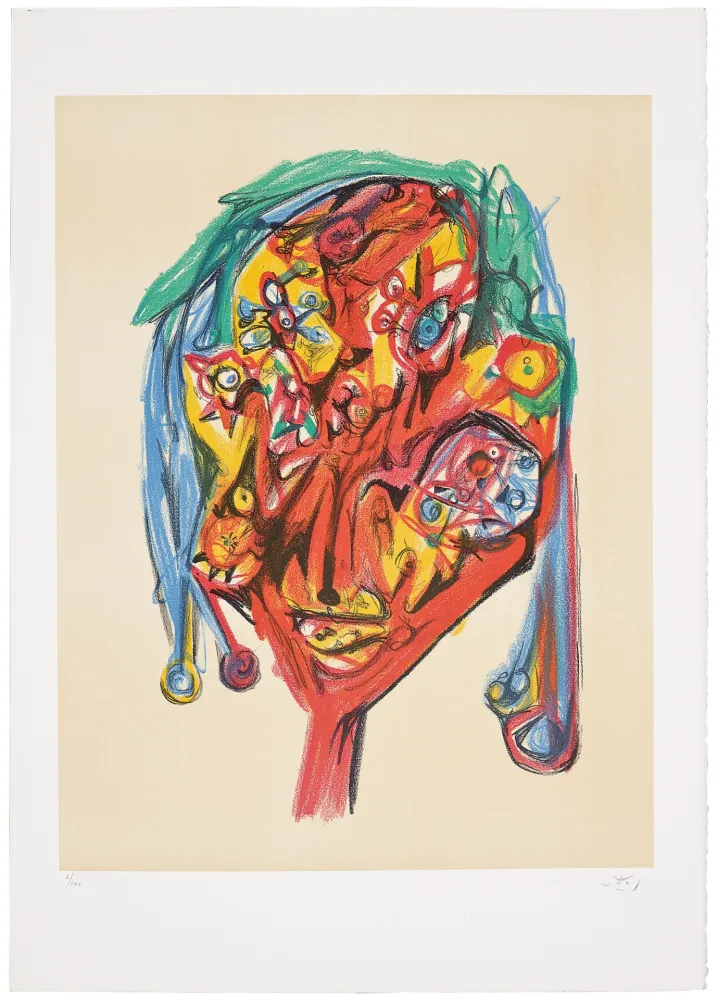 石版画 Matta - D’Yeux