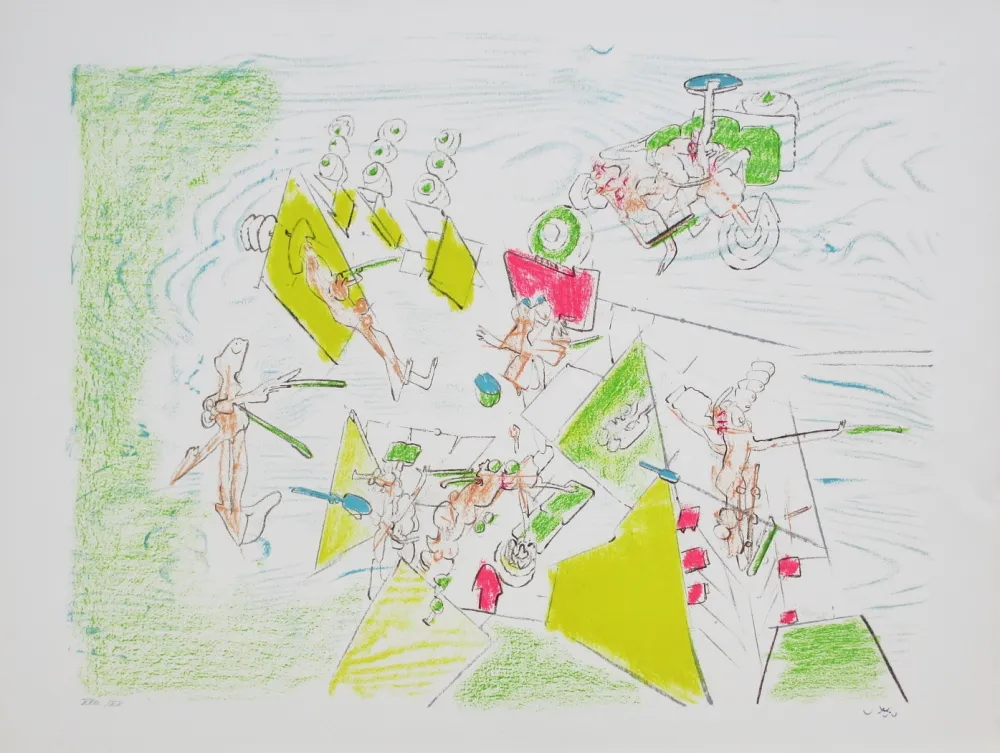 石版画 Matta - Falbala