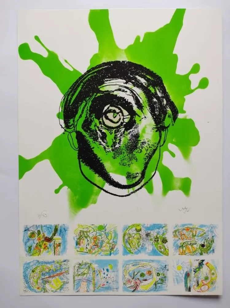 石版画 Matta - Hommage to Federico Garcia Lorca