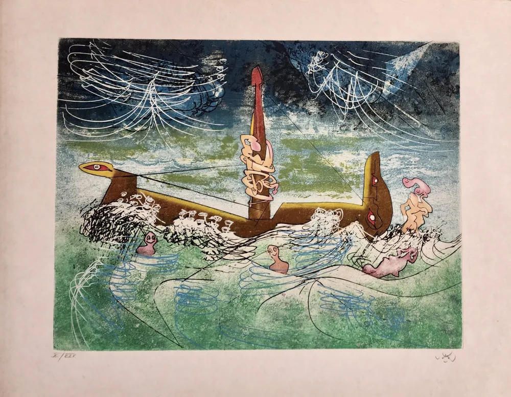 版画 Matta - N'ou's from Hom'mere II L Eautre