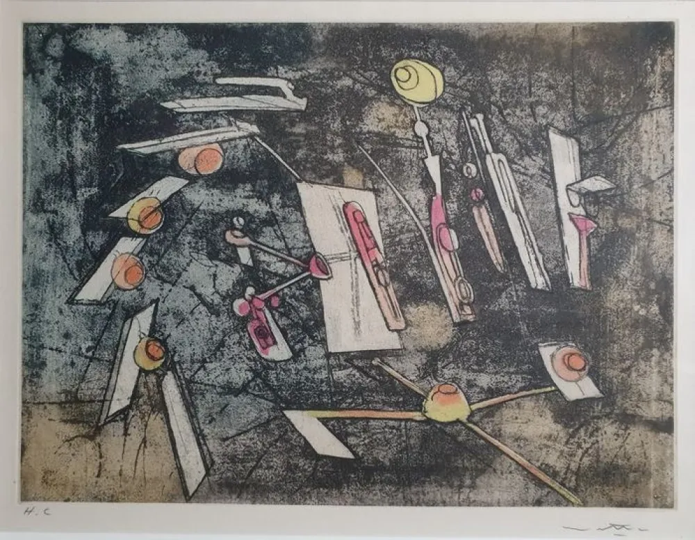 蚀刻飞尘法 Matta - Passage et sage du couple planche I