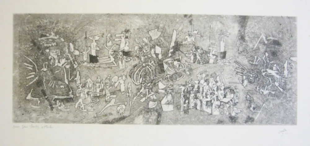 蚀刻版画 Matta - Sans titre