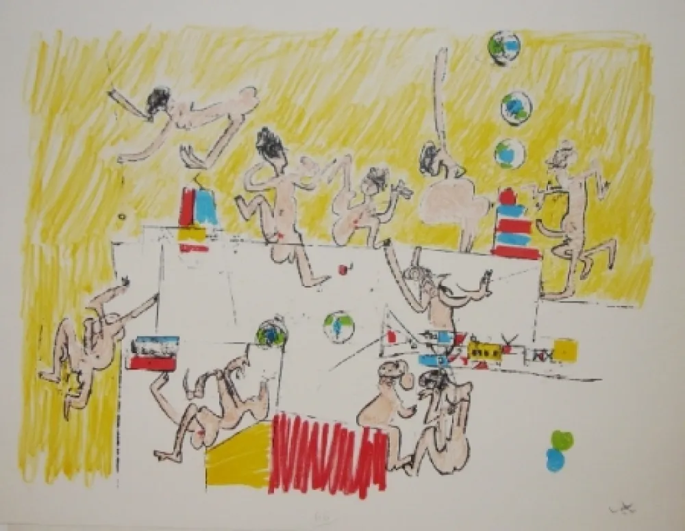 石版画 Matta - Sans titre