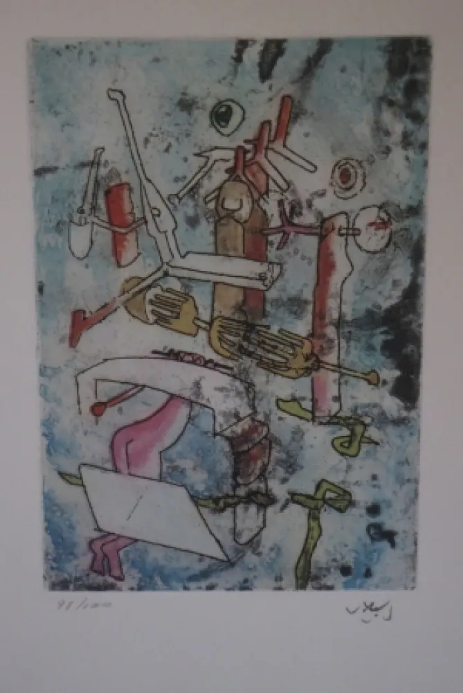 蚀刻飞尘法 Matta - Songes songés.