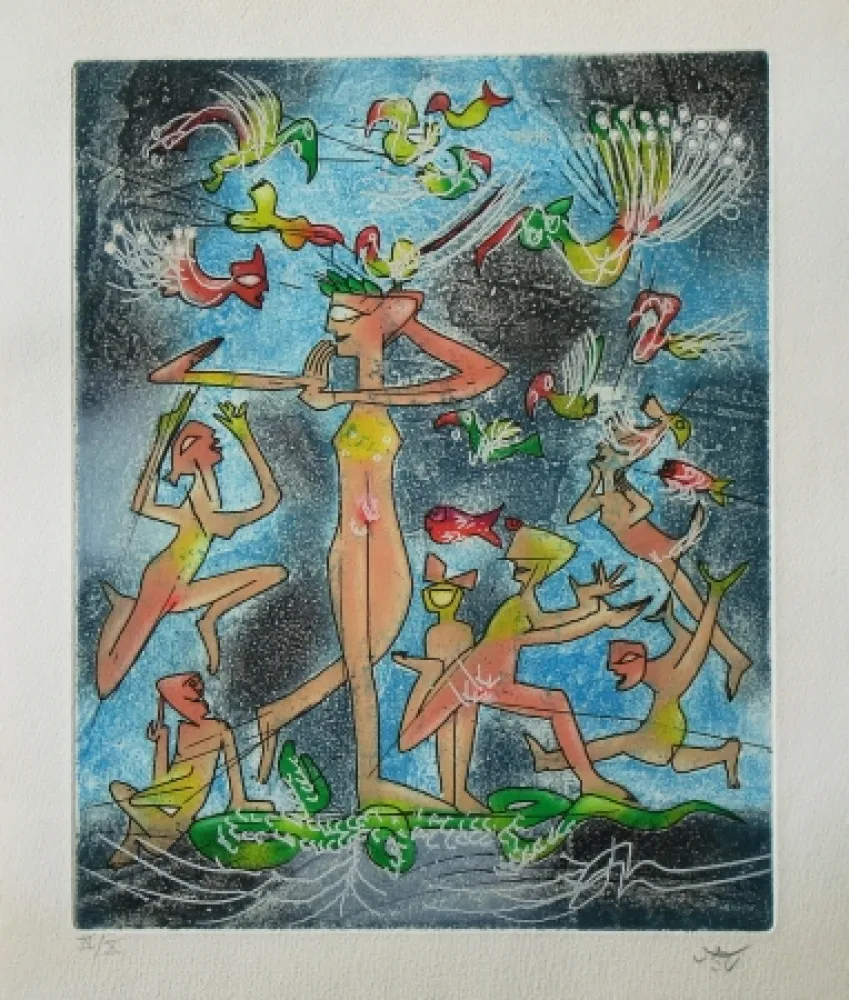 蚀刻飞尘法 Matta - Titre inconnu