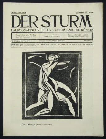 木刻 Mense - Figur (Figure)