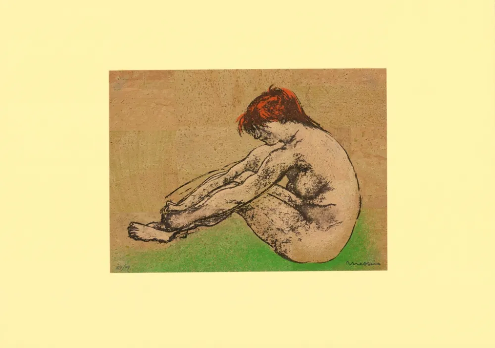 石版画 Messina - Nudo / Nude